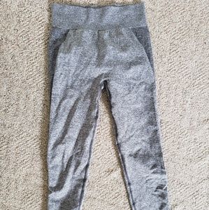 Gymshark grey and pink high waisted flex